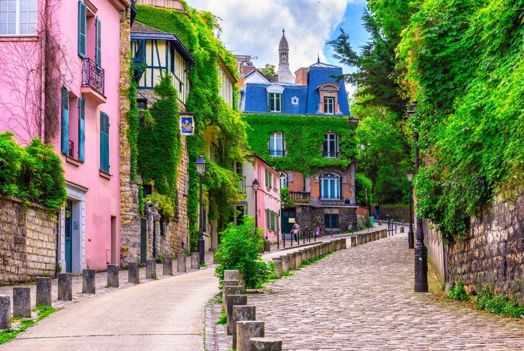 Cobbled street of Montmartre