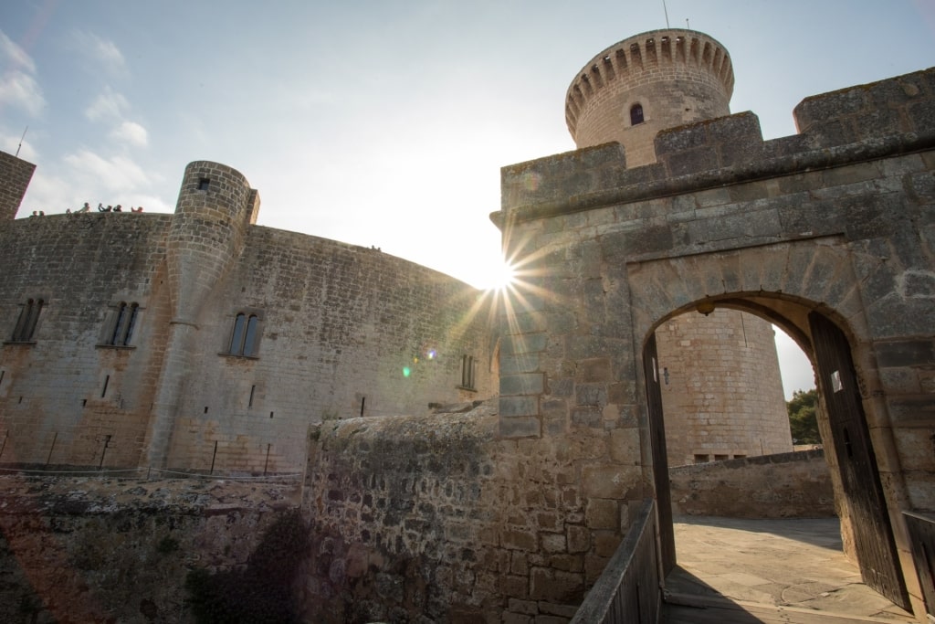 Entrance to the Bellver Castle, Palma de Mallorca
