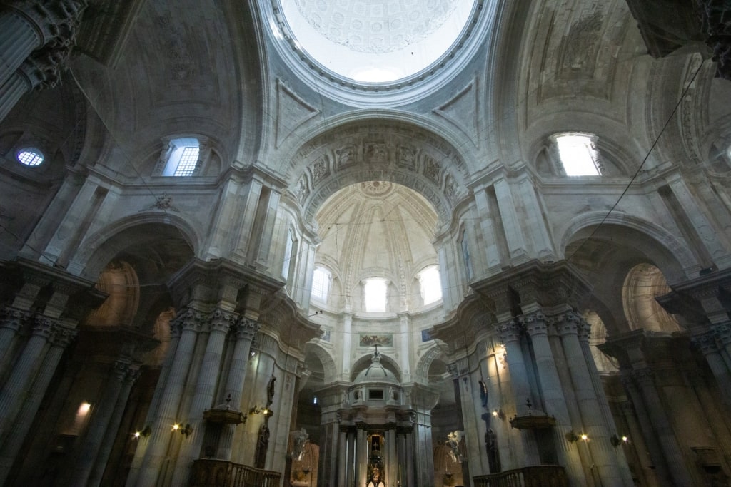 View inside Cádiz Cathedral, Cádiz