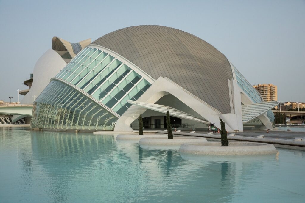 Stunning architecture of the City of Arts and Sciences