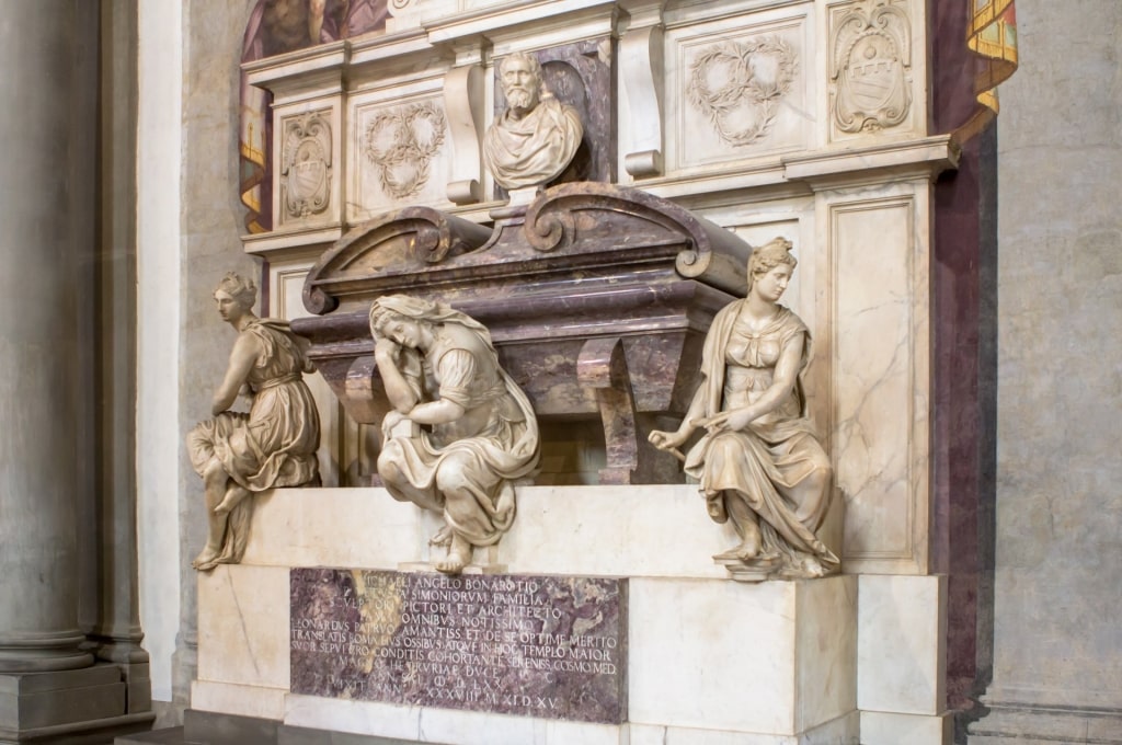 Tombs at the Basilica of Santa Croce