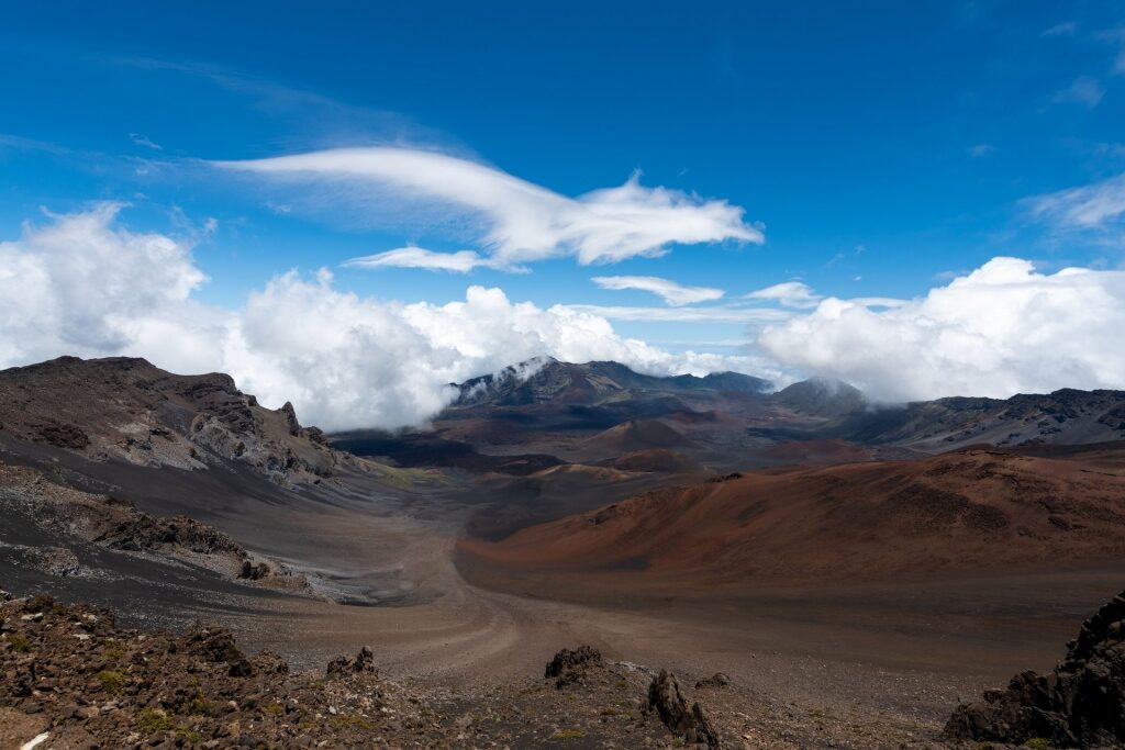Volcanic landscape of Haleakalā National Park
