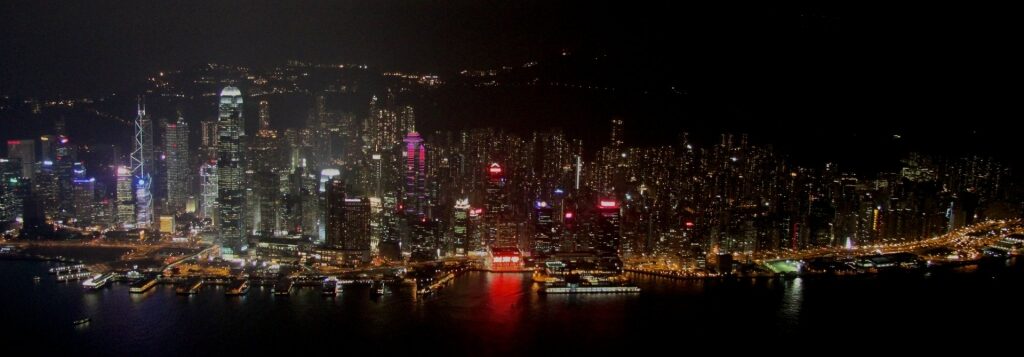 View of Hong Kong from Ozone bar