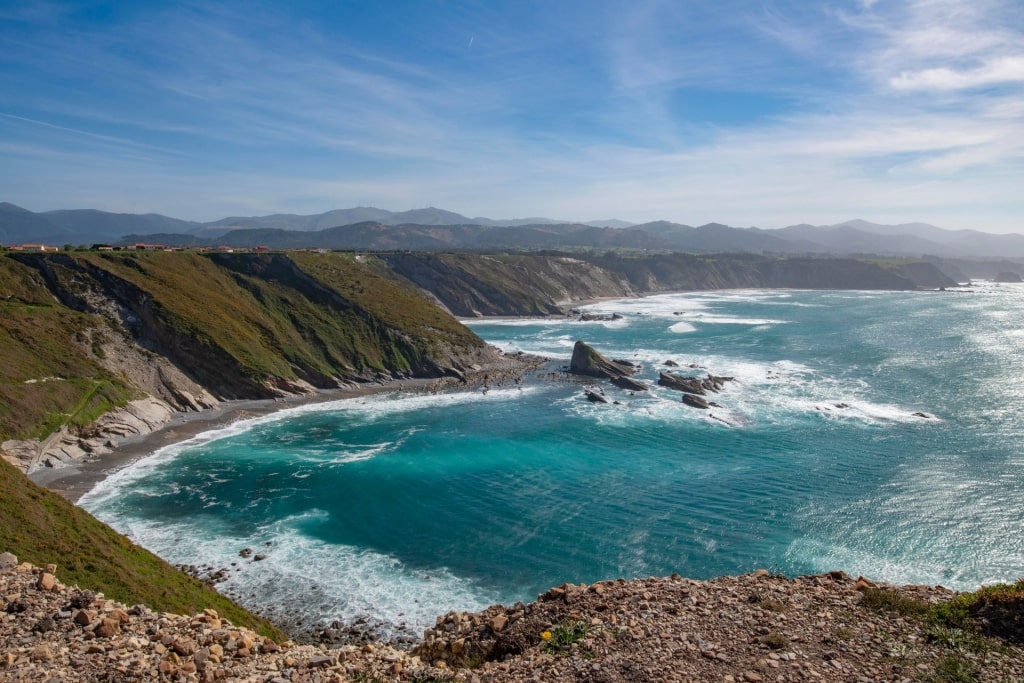 Beautiful landscape of Bay of Biscay