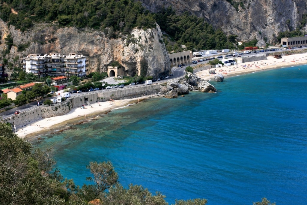 Sapphire water of Baia dei Saraceni