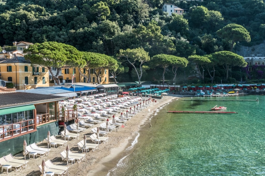 Paraggi Bay, one of the best Portofino beaches