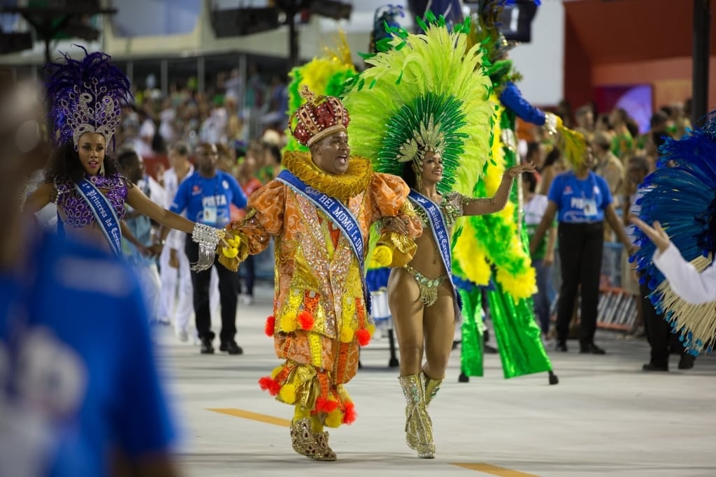 People dancing at the Carnival