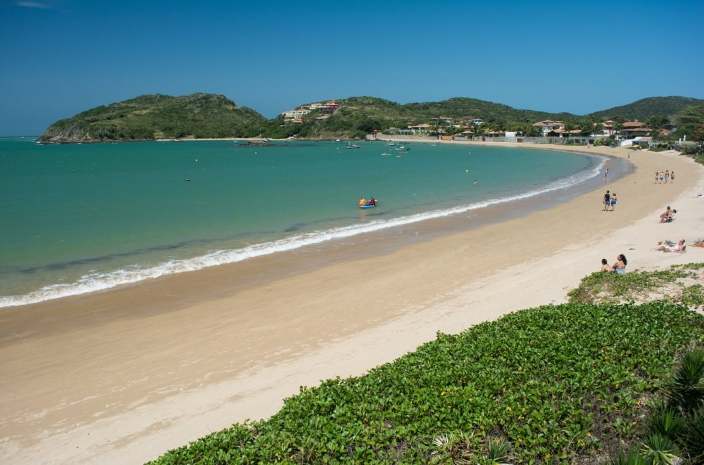 Turquoise waters of Ferradura Beach