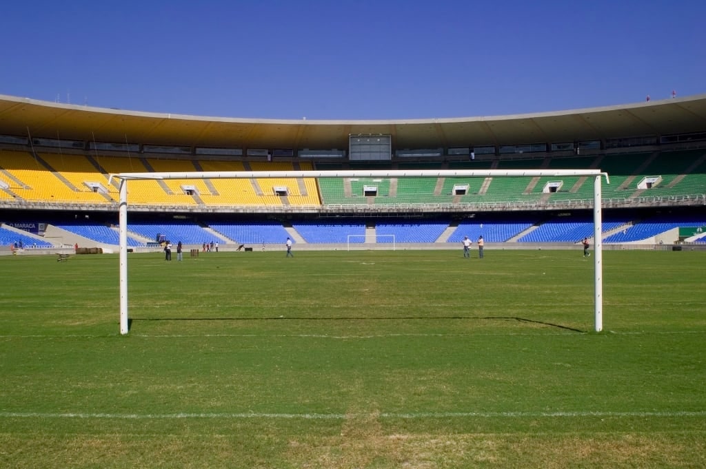 Famous stadium of Maracanã in Rio de Janeiro