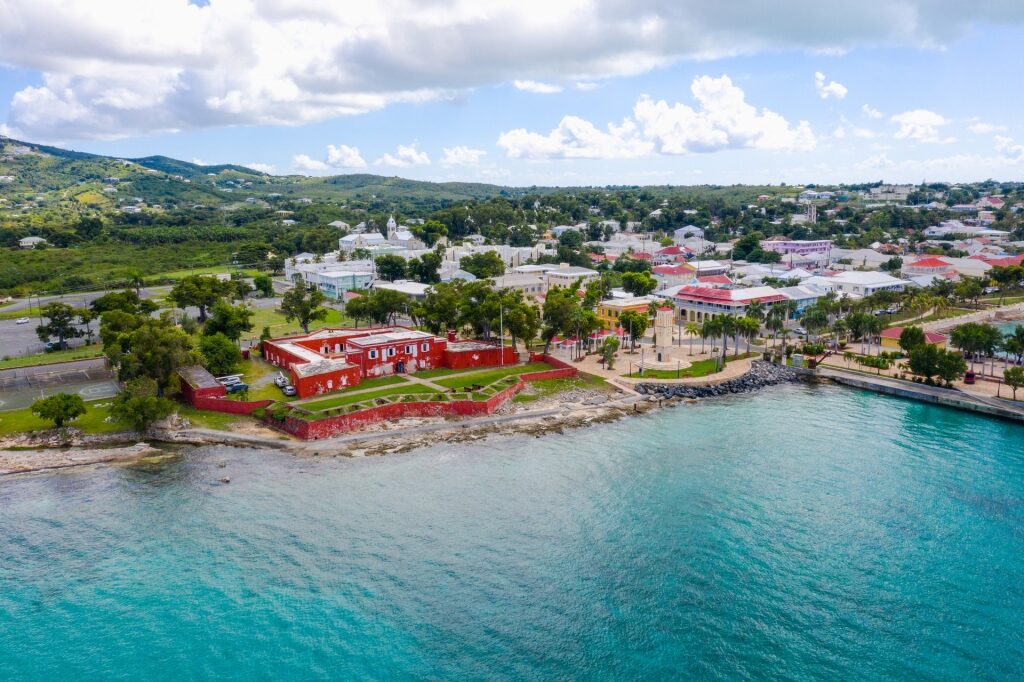 Aerial view of Butler Bay, St. Croix