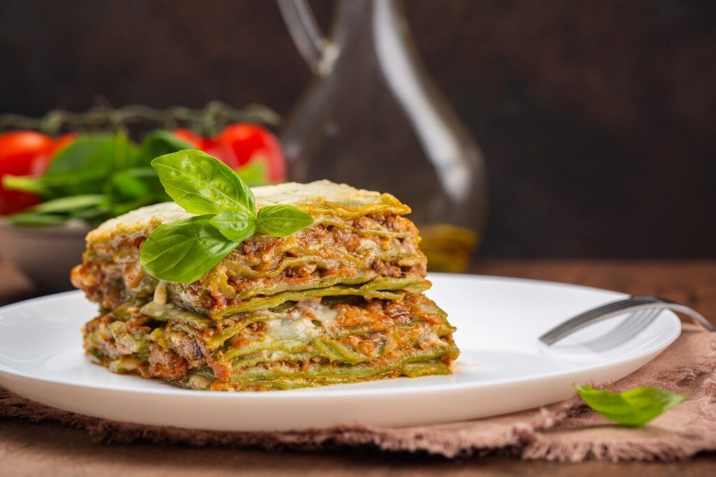 Lasagna verdi, best food in Bologna