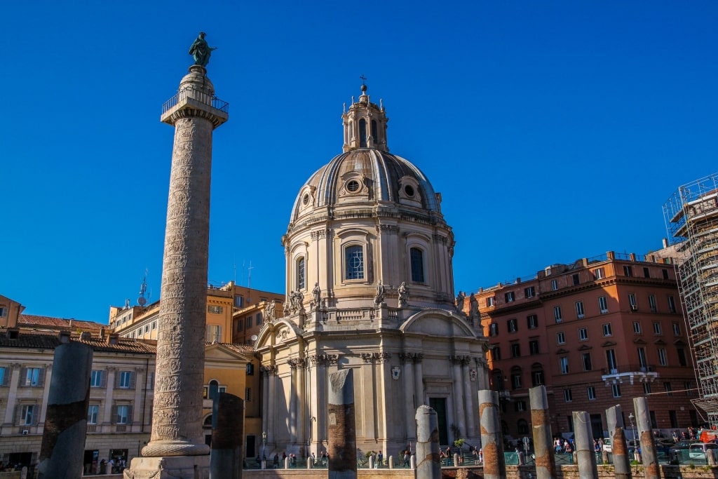 Majestic exterior of Le Domus Romane di Palazzo Valentini