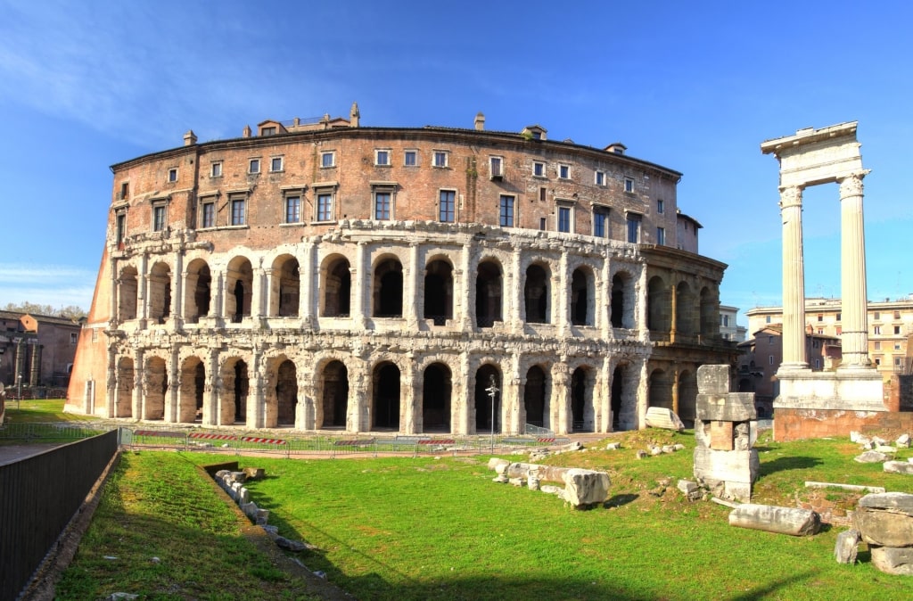 Historic site of Teatro Marcello