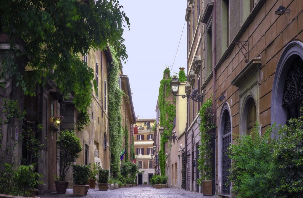Quiet street of Via Margutta