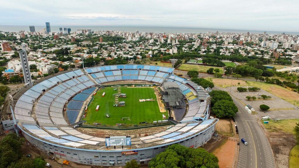 Aerial view of Estadio Centenario