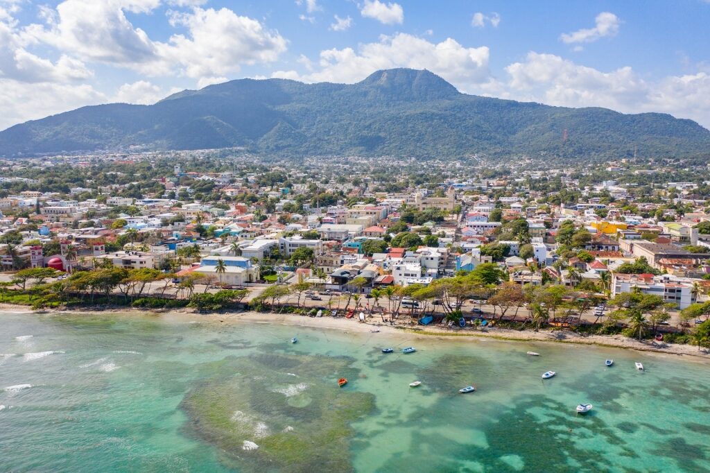 Aerial view of Puerto Plata