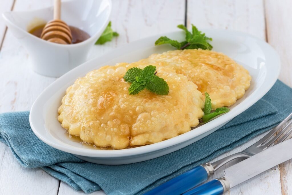 Plate of sweet seadas