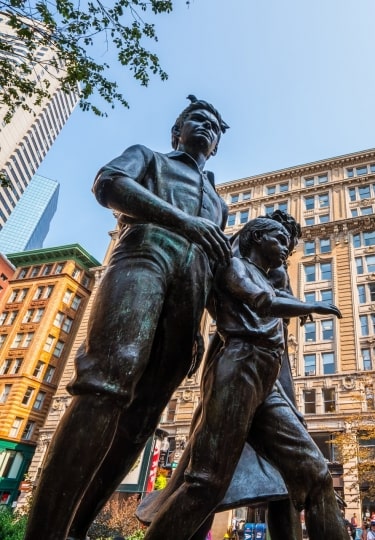 What is Boston known for - Famine memorial