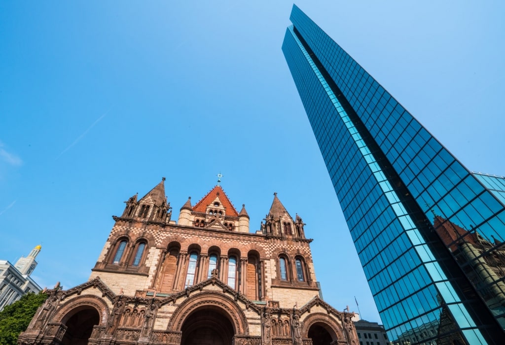 Majestic exterior of Trinity Church