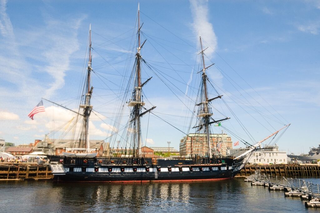 Historic warship of USS Constitution