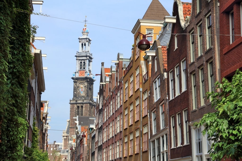 Colorful buildings in Jordaan District