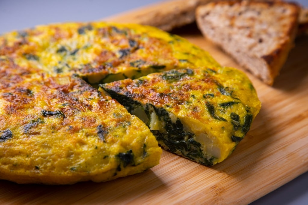 Tortilla de Patatas, one of the best Barcelona food