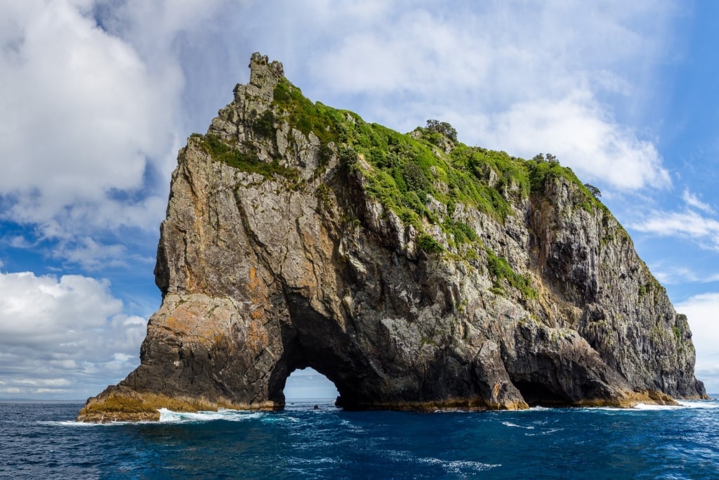 Famed Hole in the Rock in Bay of Islands