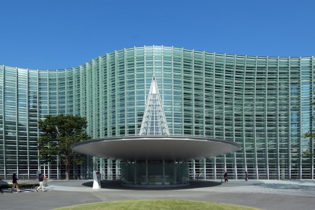 Beautiful glass building of National Art Center