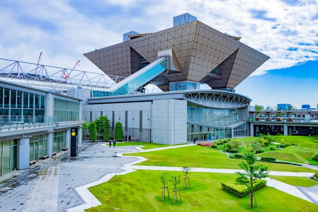 Beautiful architecture of Tokyo Big Sight