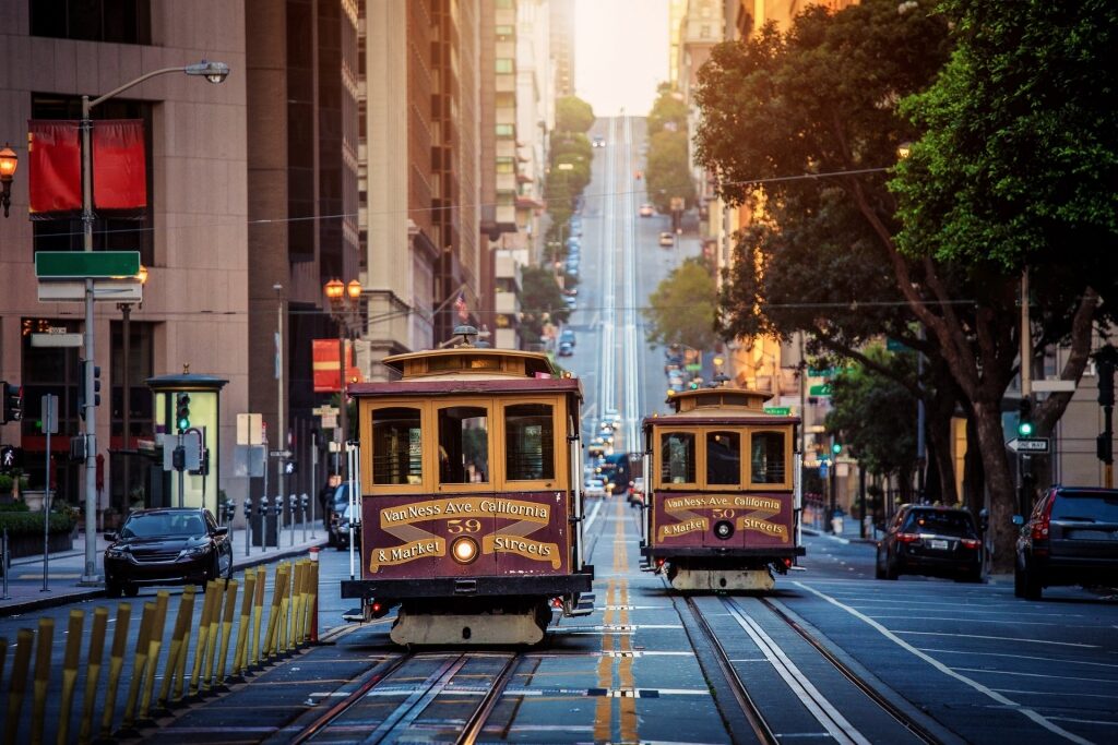 One day in San Francisco - cable car