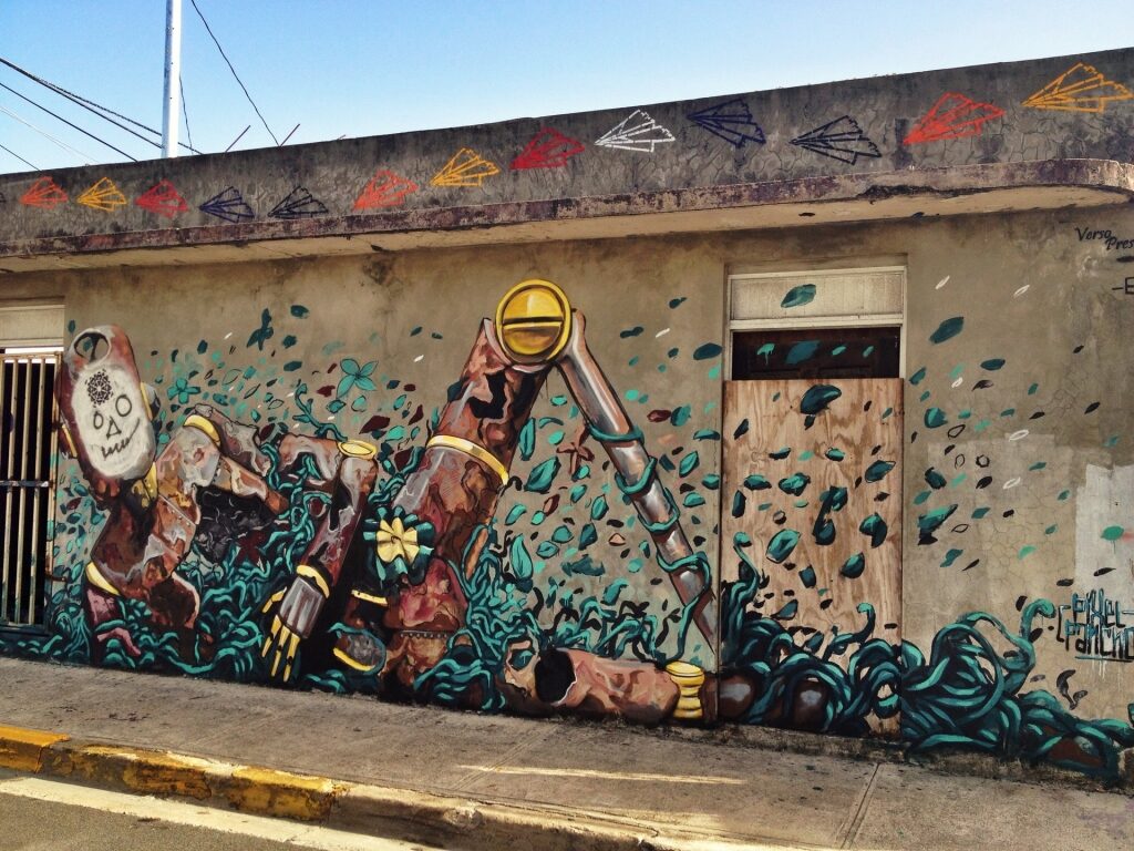 Beautiful mural in Santurce