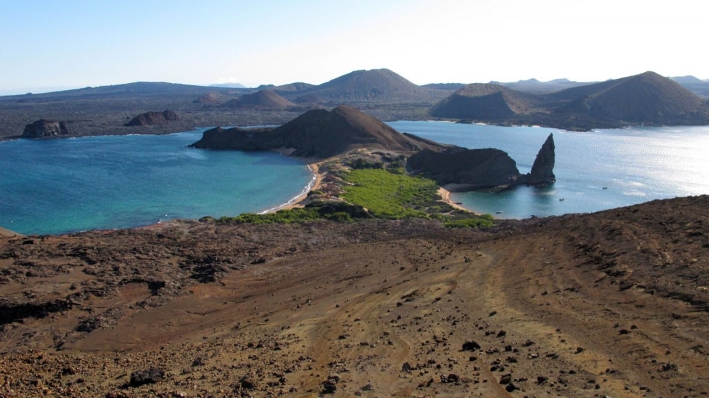 Landscape view of Bartolome Island, Galapagos