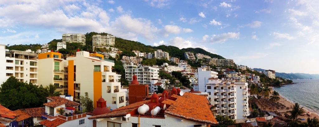 View of Zona Romantica, Puerto Vallarta