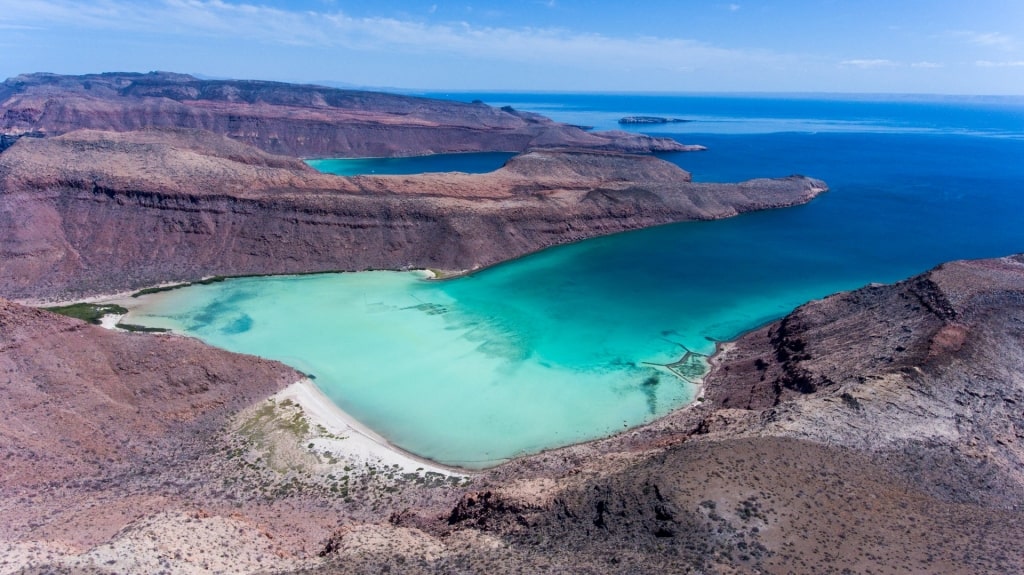 Beautiful landscape of Isla Espiritu Santo