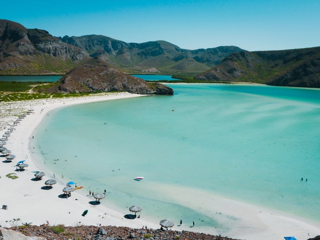 Playa Balandra, one of the best beaches in La Paz, Mexico