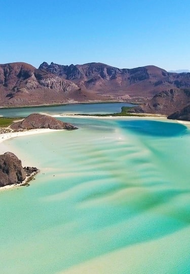 Playa Balandra, one of the best beaches in La Paz, Mexico
