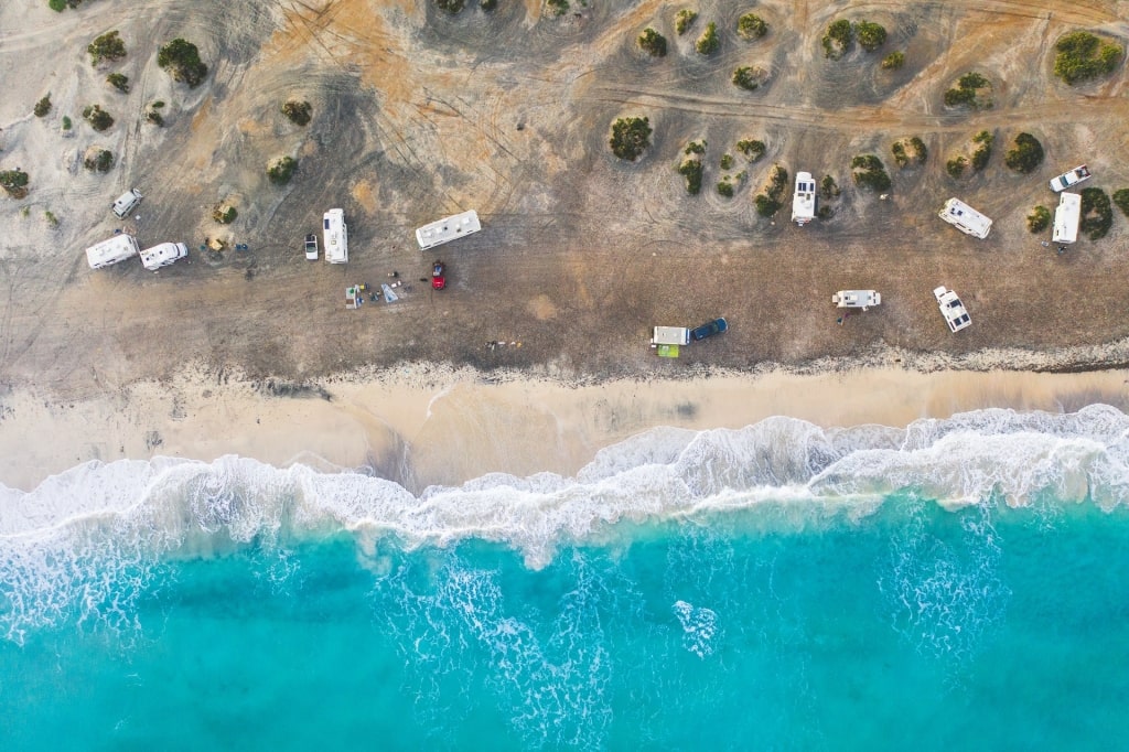 Turquoise waters of Playa El Tecolote