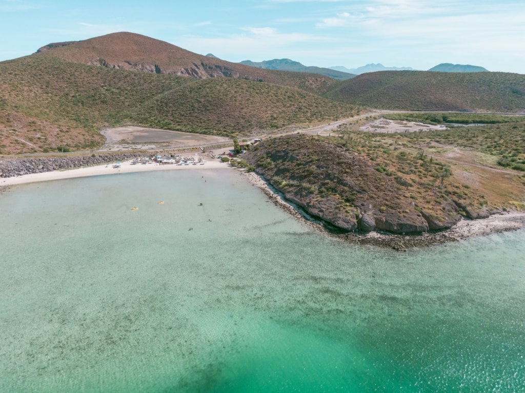 Clear waters of Playa El Tesoro