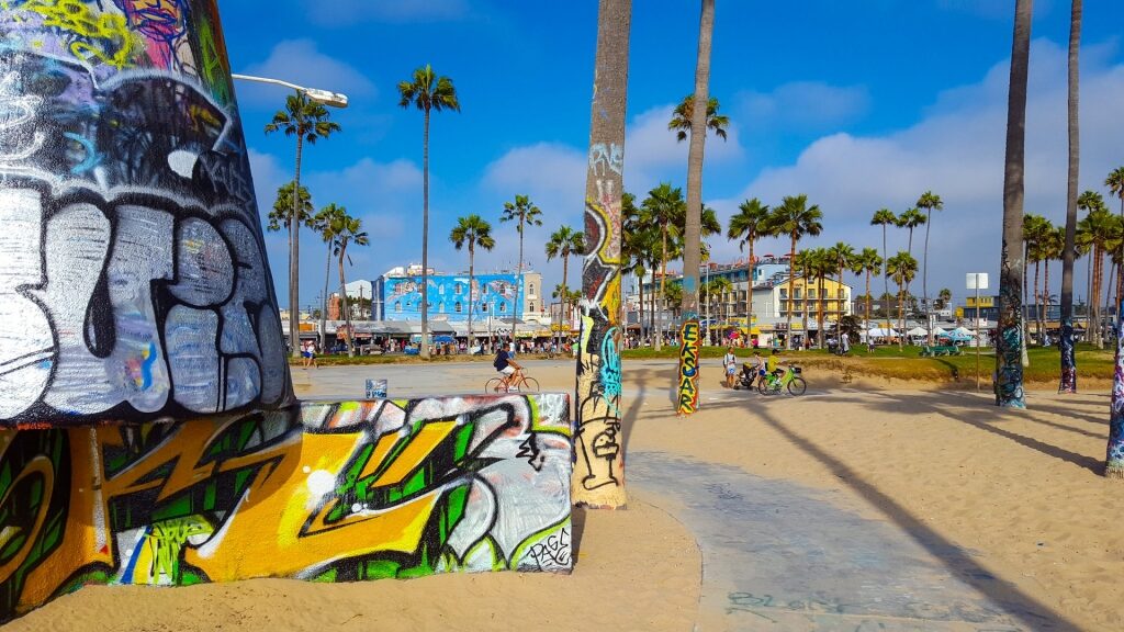 Venice Beach, one of the best family beaches in California