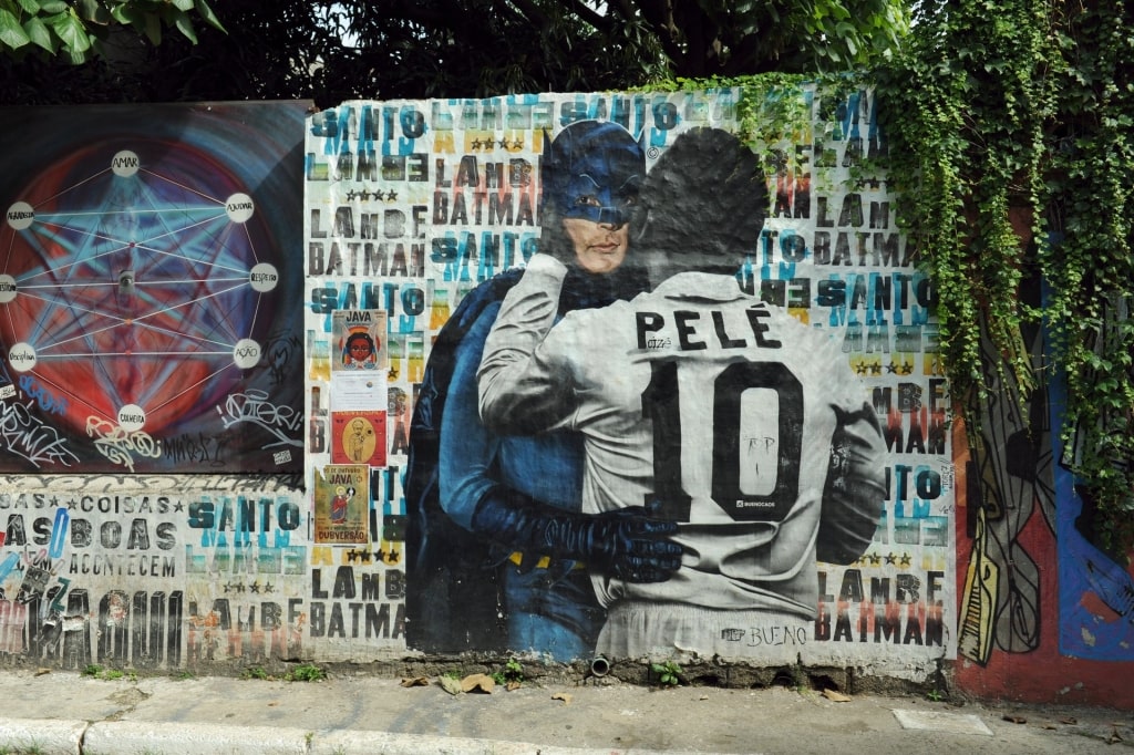 Beco do Batman, one of the most famous landmarks in Brazil