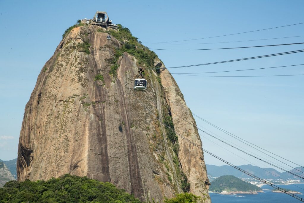 Sugarloaf Mountain, one of the most famous landmarks in Brazil