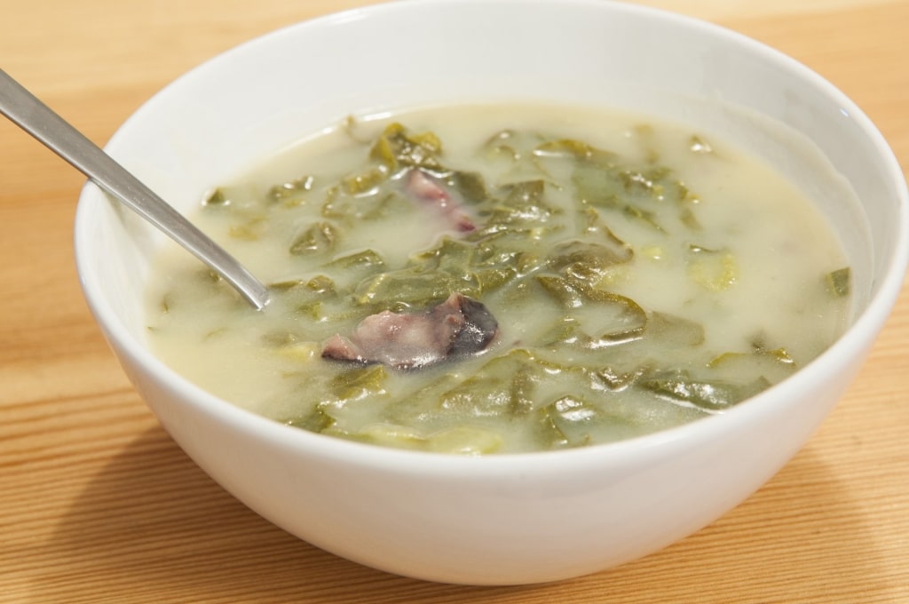 Hearty bowl of Caldo Verde