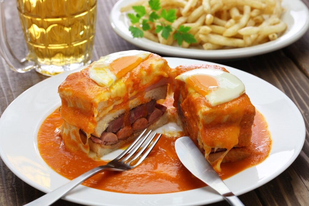 Francesinha, one of the best food in Porto