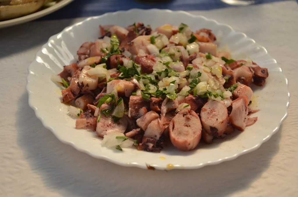 Plate of Salads de Polvo