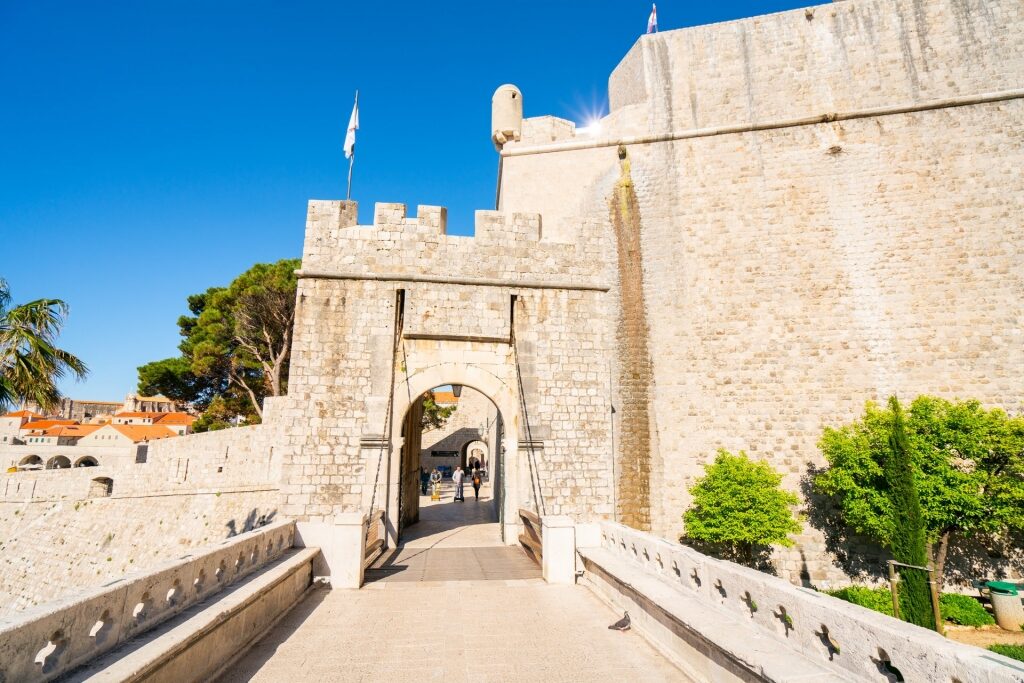 Historic city walls of Dubrovnik, Croatia