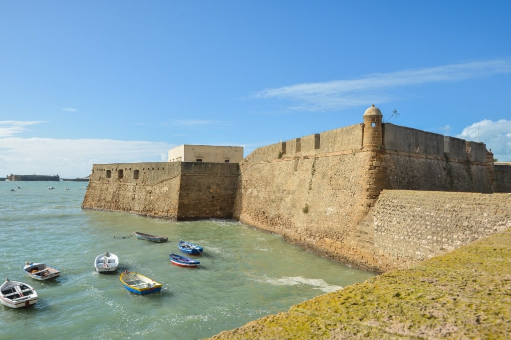 Historic Castillo de Santa Catalina in Cadiz