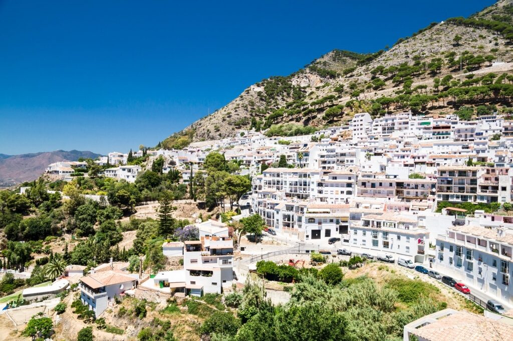 Picturesque clifftop town of Mijas, Malaga