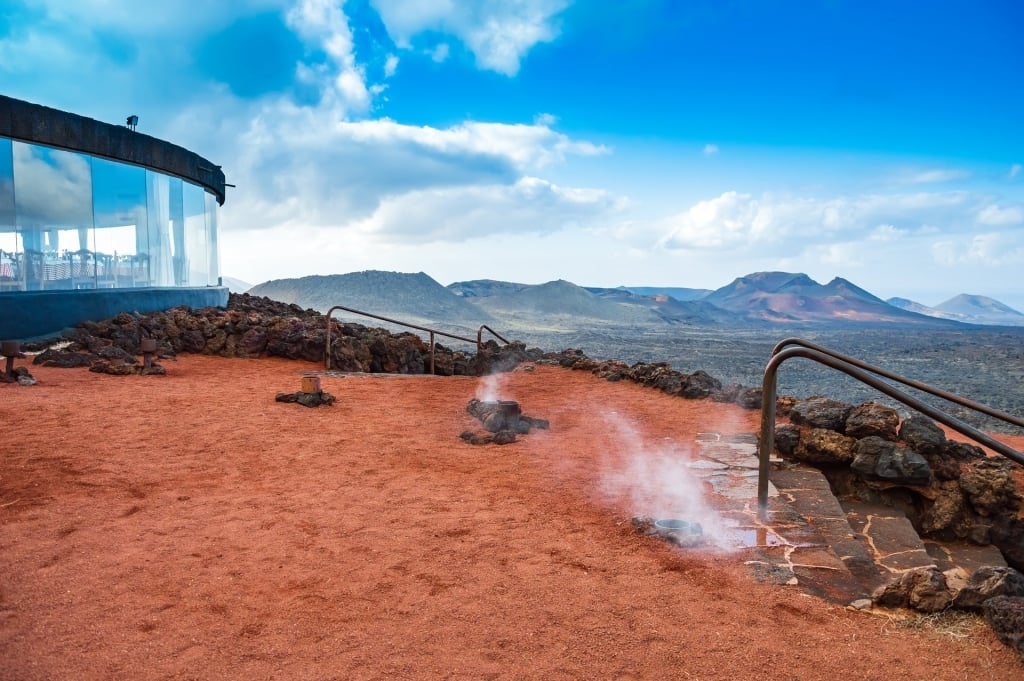 Steam from Timanfaya, Lanzarote 