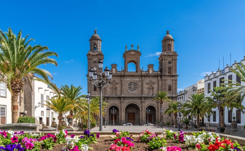 Street view of Vegueta in Gran Canaria, Canary Islands