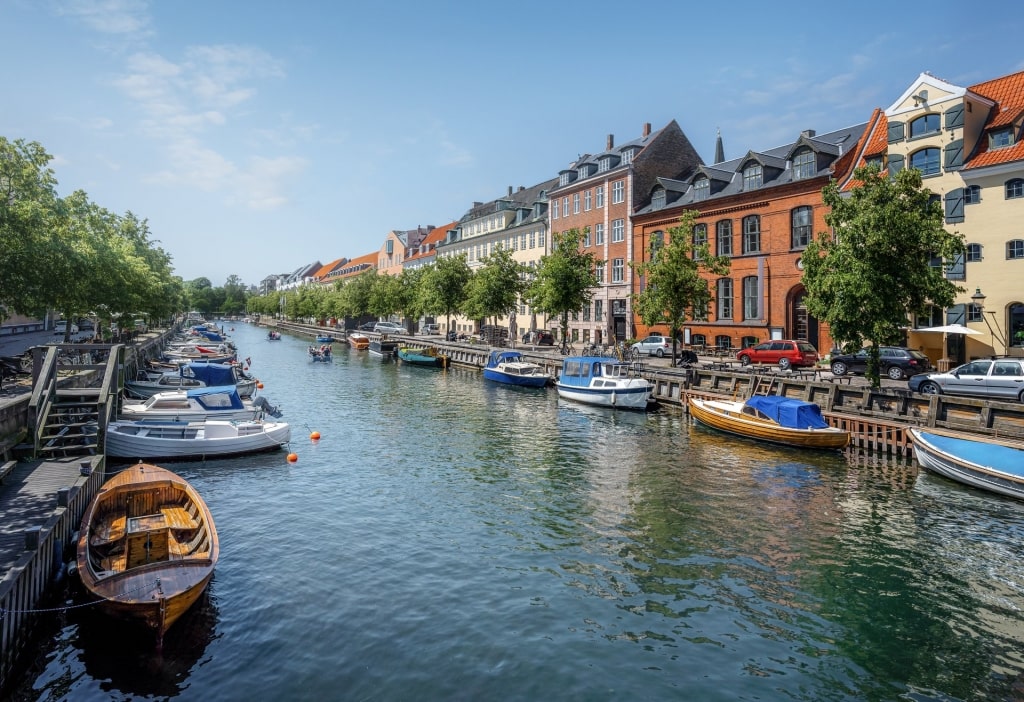 Colorful neighborhood of Christianshavn